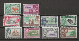 1940 MNH/MH Pitcairn Isands Mi 1-10 - Pitcairn