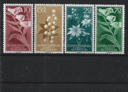 1959 GUINEE ESPAGNOLE 406-09 ** Fleurs - Guinea Espagnole