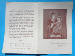 H-0700 * ITALY ° Calendarietto 1951, Centro Volontari Della Sofferenza - Petit Format : 1941-60