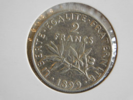 France 2 Francs 1899 SEMEUSE (767) Argent Silver - 2 Francs