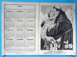 H-0700 * ITALY ° Calendarietto 1957, Collegio Missionario Francescano, Artena (Roma) - Petit Format : 1941-60