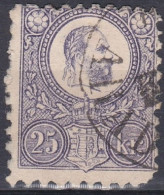Hongrie 1871 Mi 13a Roi François Joseph Gravé D 9¼ X 9½ (A6) - Gebruikt