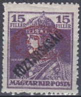 Hongrie Debrecen Mi 57a MH * Roi Charles IV Köztársaság  (K15) - Debreczen