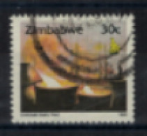 Zimbabwe - "Mine : Fonte De Chrome" - Oblitéré N° 319 De 1995 - Zimbabwe (1980-...)