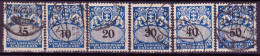 Stamps Danzig 1923-28 POSTAGE DUE STAMPS USED Lot14 - Strafport