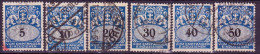 Stamps Danzig 1923-28 POSTAGE DUE STAMPS USED Lot16 - Strafport