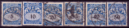 Stamps Danzig 1923-28 POSTAGE DUE STAMPS USED Lot17 - Postage Due