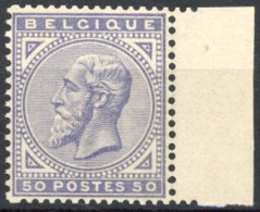 [** SUP] N° 41, 50c Violet Pâle - Fraîcheur Postale Et Bdf - Cote: 1380€ - 1869-1883 Leopoldo II