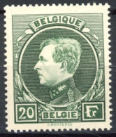 [** SUP] N° 290A, 20F Vert-gris, Excellent Centrage - Fraîcheur Postale - Cote: 475€ - 1929-1941 Big Montenez