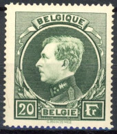 [** SUP] N° 290A, 20F Vert-gris - Fraîcheur Postale - Cote: 475€ - 1929-1941 Big Montenez