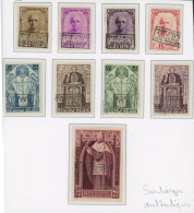 [* SUP] N° 374A/74K, Braine L'Alleud, La Série Complète Avec Légère Trace - Annotation Pierre Kaiser 'Surcharges Authent - Unused Stamps