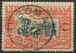 [O SUP] N° 27, 3F50 Vermillon Obl Concours, Bien Centré Et Signé - Cote: 210€ - Used Stamps