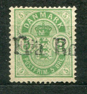 DÄNEMARK 34 Mit Schiffspoststempel "Fra Rønne", Paquebot, Navire, Ship Mail - DENMARK / DANEMARK - Usati