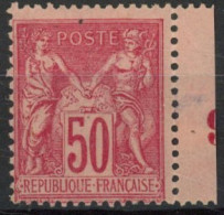 [* SUP] N° 98, 50c Rose (II), Légère Trace - Très Frais - Cote: 285€ - 1876-1878 Sage (Tipo I)