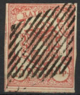 [O SUP] N° 23 15Rp Rouge (II) - Margé - Cote: 150€ - Used Stamps