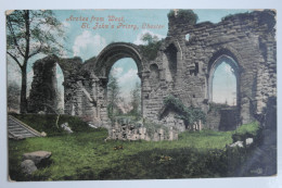 Cpa Couleur Arches From West St John's Priory Chester - NOV70 - Chester