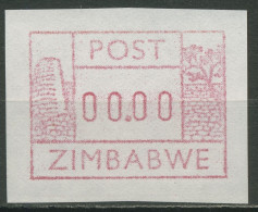 Simbabwe 1985 Automatenmarke 0000-Druck, Papier Rauh, Hell ATM 1y Postfrisch - Zimbabwe (1980-...)