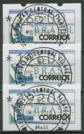 Brasilien 1993 Automatenmarken Satz 16500/19600/29200 ATM 5 S3 Gestempelt - Frankeervignetten (Frama)