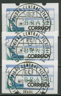 Brasilien 1993 Automatenmarken Satz 233000/291000/427000 ATM 5 S11 Gestempelt - Affrancature Meccaniche/Frama