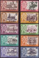 1954, Poland, Mi 889 - 96,10 Years Of The Polish People's Republic, Ironworks, Tractor, Soldier, Tank, Port, Mount MNH** - Neufs