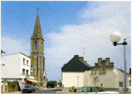 56 - M59205CPM - PENESTIN - église Et Place - Très Bon état - MORBIHAN - Pénestin