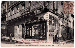 33 - T59056CPA - CADILLAC SUR GARONNE - Maison Bartholome - Librairie - Assez Bon état - GIRONDE - Cadillac