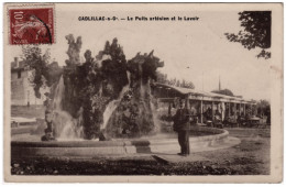 33 - B59036CPA - CADILLAC SUR GARONNE - Le Puits Artesien Et Le Lavoir - Très Bon état - GIRONDE - Cadillac