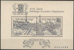 Poland 1998, Mi Bl.133A. Architecture The City Of Szczecin From 1624 Woodcut. MNH** Slania - Nuovi