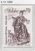 Poland 1998 Mi 3730 Sigismund III Vasa -  King Of Poland, Grand Duke Of Lithuania, Horse MNH** - Nuevos