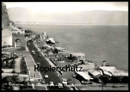 ALTE POSTKARTE TERRACINA ZONA ALBERGHIERA E VIA APPIA SHELL TANKSTELLE FILLING STATION STAZIONE DI SERVIZIO Italy Italia - Places & Squares