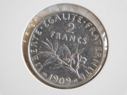 France 2 Francs 1909 SEMEUSE (774) Argent Silver - 2 Francs