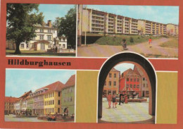 3179 - Hildburghausen - Theater, Neubaugebiet, Markt, Marktbrunnen - 1986 - Hildburghausen