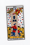 LA MAISON DIEV XVI Grimaud 1980 Tarot De Marseille 12,5 X 6,5 Cm. - Kartenspiele (traditionell)