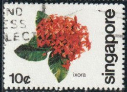 Singapour 1980 Yv. N°361 - Ixora - Oblitéré - Singapour (1959-...)