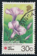 Singapour 1991 Yv. N°619 - Phila Nippon'91 - Ipomoea Cairica - Oblitéré - Singapour (1959-...)