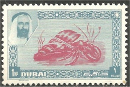 310 Dubai Crabe Crab Cangrejo Krabbe Granchio Caranguejo No Gum Sans Gomme (DUB-28) - Crostacei