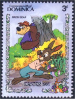 308 Dominica Disney Easter Rabbit Lapin Paques MNH ** Neuf SC (DMN-30a) - Other (Sea)