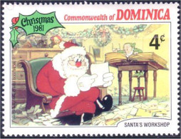 308 Dominica Disney Santa Claus Père Noel MNH ** Neuf SC (DMN-25a) - Dominique (1978-...)