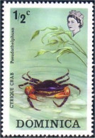 308 Dominica Crabe Crab MNH ** Neuf SC (DMN-5b) - Crostacei