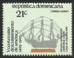 306 Dominicana Cristobal Colon Colomb Columbus Discovery America MNH ** Neuf SC (DMR-82c) - Christoffel Columbus