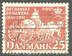 300 Denmark Chariot Poste Mail Post Cheval Horse Pferd Cavale Cabalo (DMK-118b) - Posta