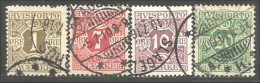 300 Denmark 1907 Journaux Newspaper 4 Differents (DMK-89) - Dienstzegels