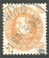 300 Denmark 1930 Christian X 30 Ore Yellow Jaune (DMK-70) - Gebraucht