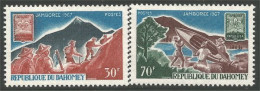 294 Dahomey Scouts Jamboree 1967 Escalade Mountain Climbing Canot Bateau Boat MNH ** Neuf SC (DAH-62) - Escalade