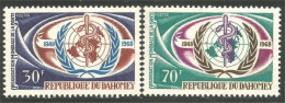 294 Dahomey WHO OMS Organisation Santé Health MNH ** Neuf SC (DAH-55) - OMS