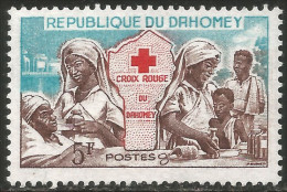 294 Dahomey Croix Rouge Red Cross Rotes Kreuz MLH * Neuf (DAH-49) - Medicina