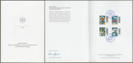 Bund: Minister Card - Ministerkarte Typ VII , Mi-Nr. 3670-73 ESST: " Welt Der Briefe "   X - Covers & Documents