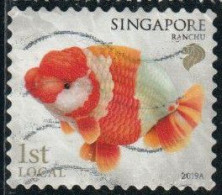 Singapour 2019 Yv. N°2371 - Poisson Rouge Ranchu - Oblitéré - Singapore (1959-...)