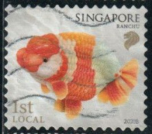 Singapour 2020 Yv. N°2391 - Poisson Rouge Ranchu - Oblitéré - Singapour (1959-...)