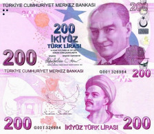 TURKEY 200 Lirasi L. 1970 / 2009 P 227 F UNC - Turquie